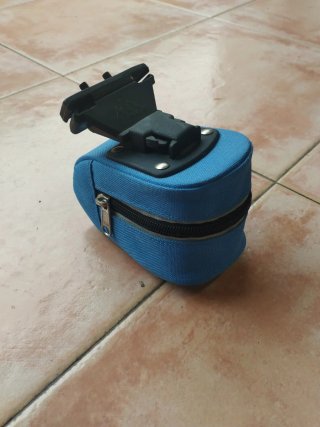 Bolsa bajo sillín para bicicleta