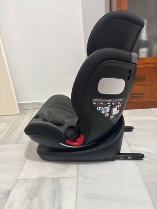 Silla coche Isofix gris
