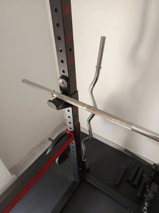 Jaula Rack 900 Maquina Gimnasio Mancuernas Banco