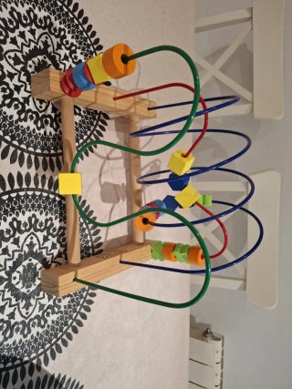 Juguete de madera con cuentas IKEA