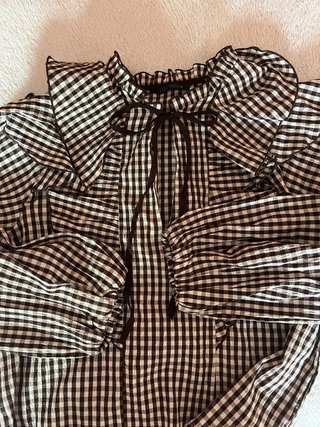 Blusa Zara Cuadros Vichy