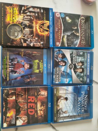 Lote 6 Películas Blu-ray/DVD