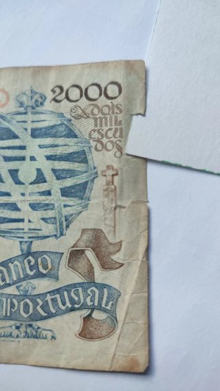 Billete 2000 Escudos Portugal 1991