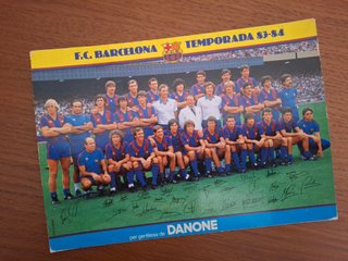 FC Barcelona Postal Promo 1983-84