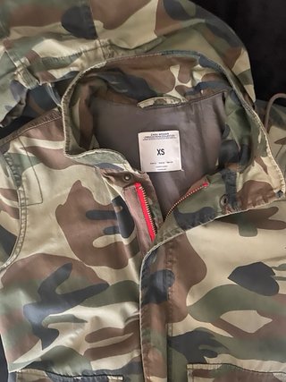 Chaqueta militar Zara Talla XS