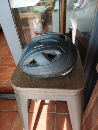 Casco Infantil Btwin Negro