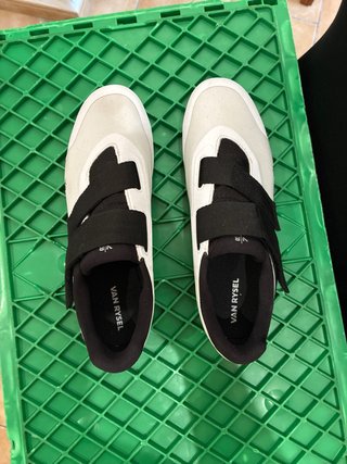 Zapatillas de Ciclismo Van Rysel Blancas con calas