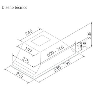 Campana Extractora Urban Freecan E207-L