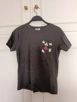 Camiseta Mickey Mouse Gris Talla S