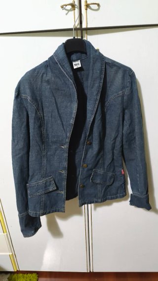 Giacca jeans denim blu