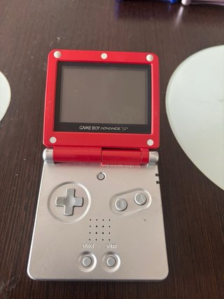 Nintendo Game Boy SP Mario Rojo + Cargador
