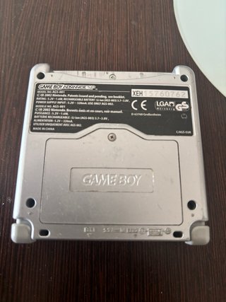 Nintendo Game Boy SP Mario Rojo + Cargador