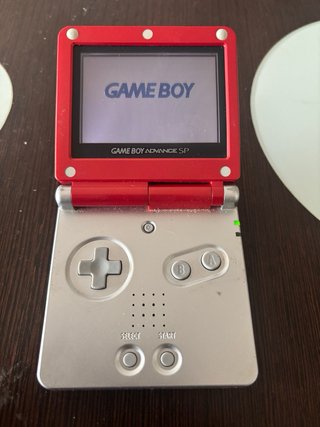 Nintendo Game Boy SP Mario Rojo + Cargador