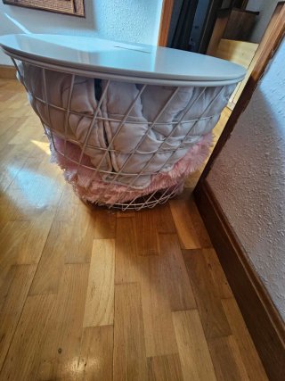 Mesa auxiliar redonda Ikea