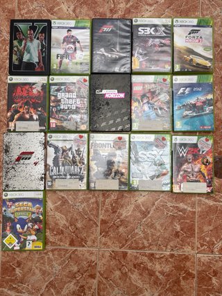 Xbox 360 con juegos