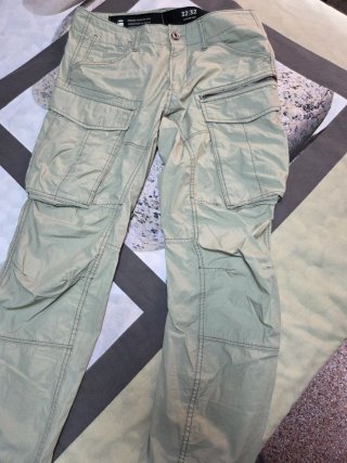 Pantalones cargo G-Star RAW hombre beige/verde
