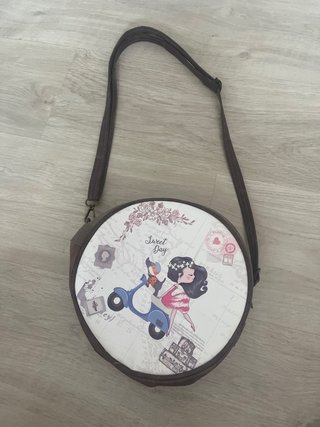 Bolso redondo estampado Sweet Day