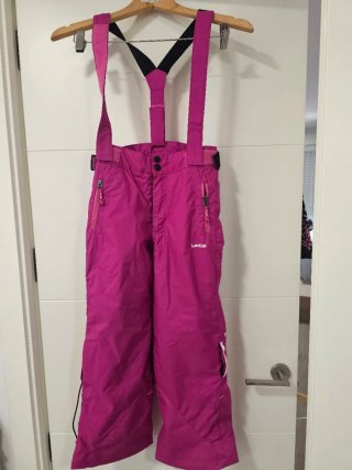 Pantalón de esquí con tirantes talla 8