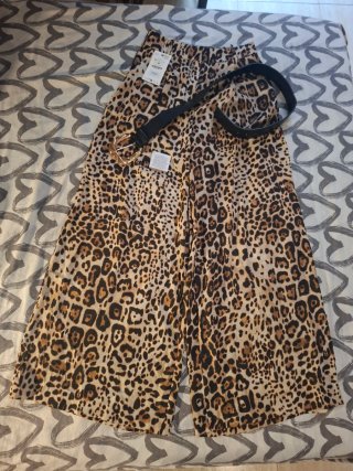 Pantalón Zara Estampado Animal Print