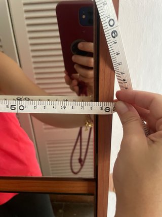 Zapatero de pared con espejos