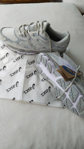 Zapatillas Asics Talla 44 Beige/Gris