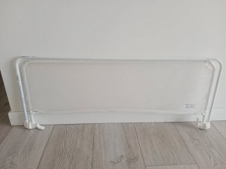 Barrera de Cama Infantil Blanca