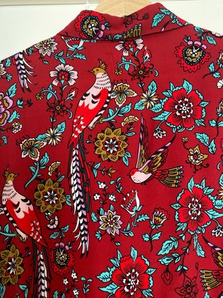 Vestido Flamenco Manga Larga Estampado
