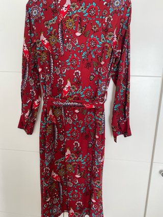 Vestido Flamenco Manga Larga Estampado