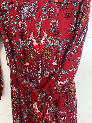 Vestido Flamenco Manga Larga Estampado