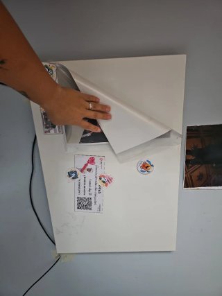Pizarra blanca para imanes
