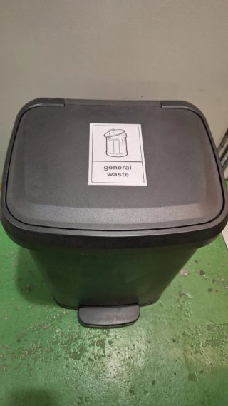 Cubo Basura Cocina Songmics 50L Negro