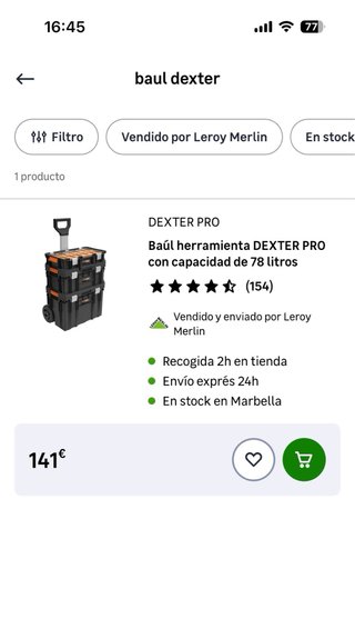 Baúl carro de herramientas Dexter Pro