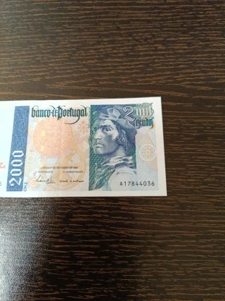 Portugal Billete 2000 Escudos 1995
