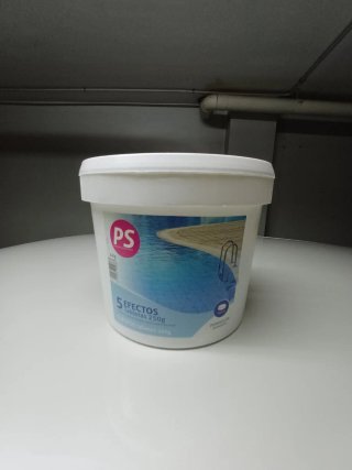 Bote de Pastillas 5 Efectos para Piscina