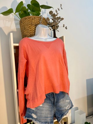 Jersey S/36/8 Coral Algodón Fluido