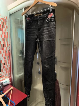 Pantalón Vaquero Desigual Negro