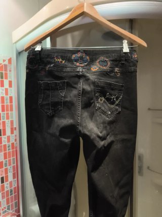 Pantalón Vaquero Desigual Negro