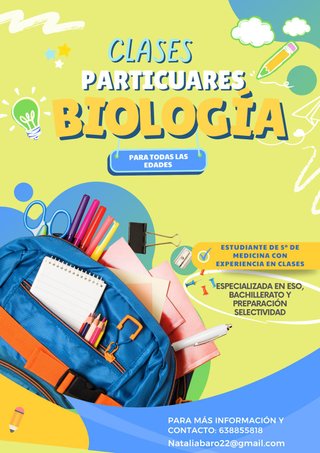 Clases de Biología con estudiante de 5o Medicina