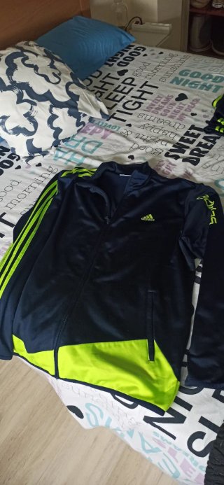 Chándal adidas azul y amarillo