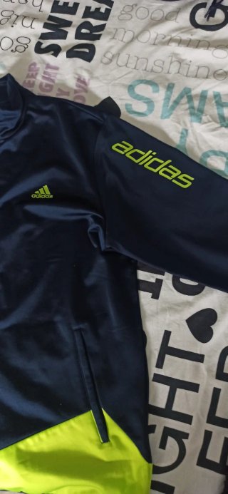 Chándal adidas azul y amarillo