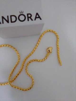 Collar Pandora Corazón Dorado
