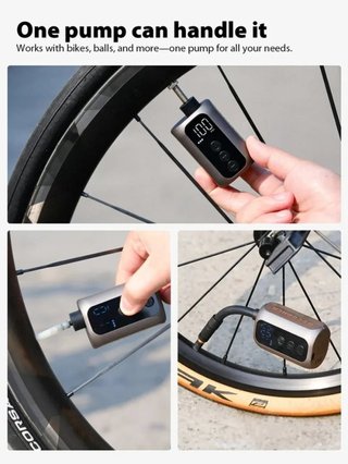 Mini inflador con batería para bicicleta (NUEVO)