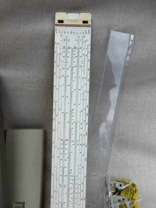 Regla de cálculo Aristo vintage