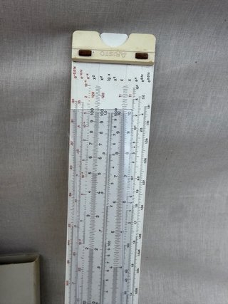Regla de cálculo Aristo vintage