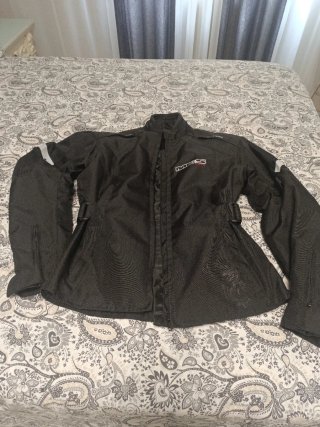 Chaqueta Moto Mujer Negra Talla L pequeña