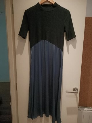 Vestido Zara bicolor