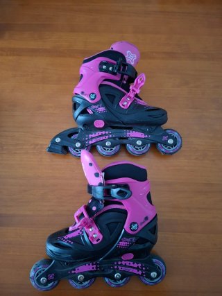 Patines en línea infantiles T 31-35 + Casco + Set