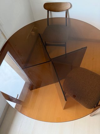 Mesa comedor Northdeco cristal.