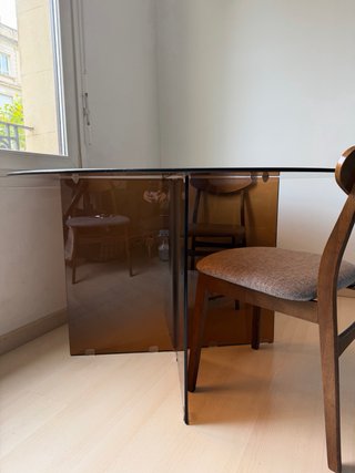 Mesa comedor Northdeco cristal.