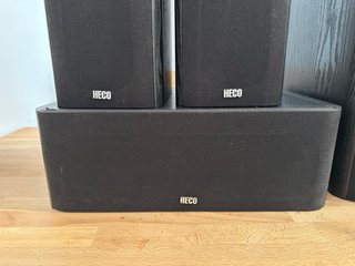 Conjunto Altavoces Heco Odeon Negros
